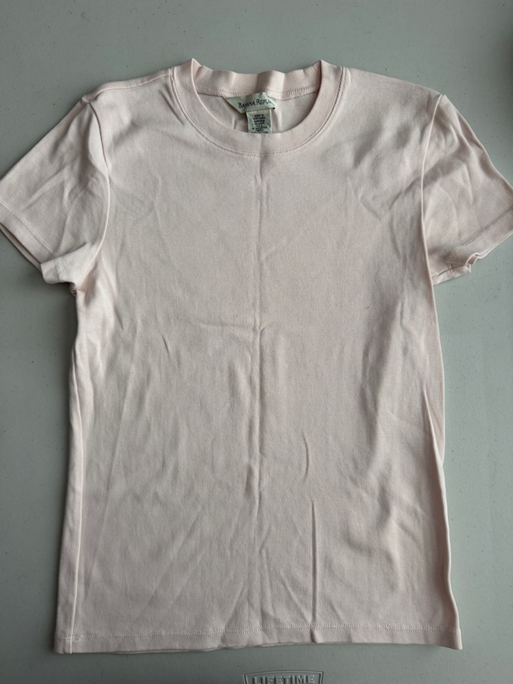 🩷🌸BANANA REPUBLIC Blush Pink Cotton Tee Top